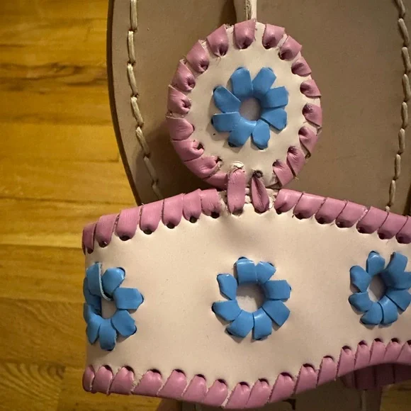 Jack Rogers Pink and Blue Sandals - Picture 4 of 4